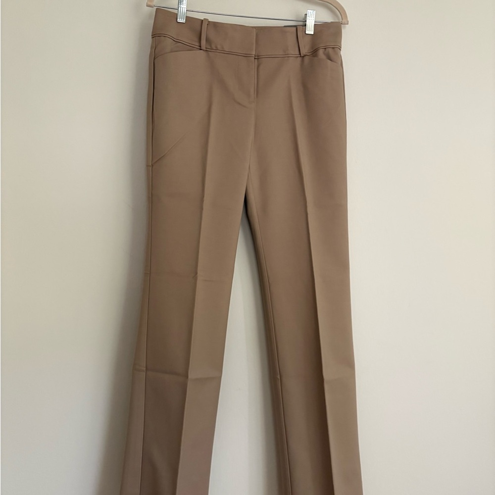 NEW! Ann Taylor Beige Tan Signature Pants. NEW WITH TAGS! Sz 4